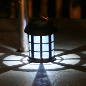 Solar Umbrella 1 Light Outdoor Hanging Lantern/Pendant (Set of 2)