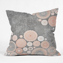 blush throw pillow set