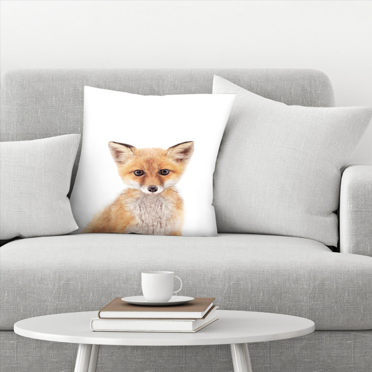 fox throw pillows