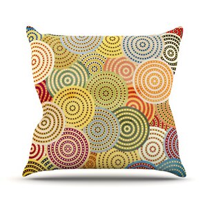 Matias Girl Throw Pillow