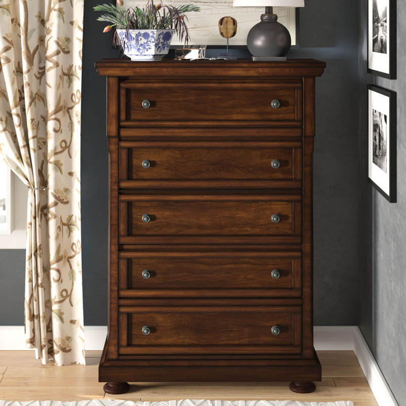Darby Home Co Vitela 5 Drawer Chest Wayfair