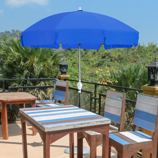 Tilting Half Umbrella Wayfair 7 5 Drape Umbrella
