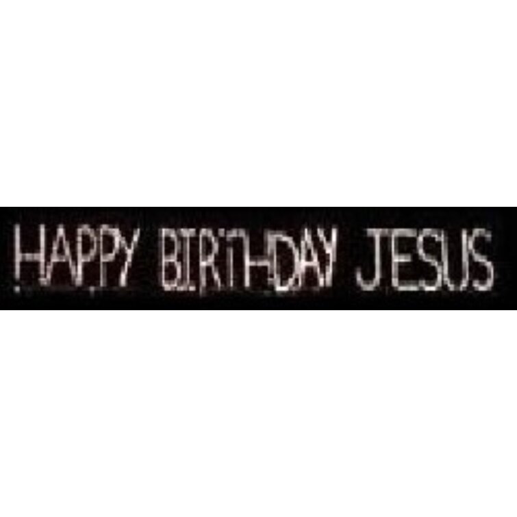 ENSA1000004 Happy Birthday Jesus Sign Custom Happy Birthday Jesus Christmas