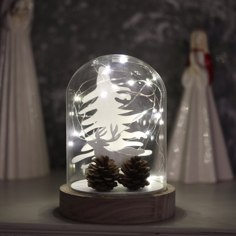 August Grove® Holiday Tree LED Snow Globe &amp; Reviews | Wayfair