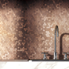 Copper Peel Stick Backsplash Tile You Ll Love In 2021 Wayfair