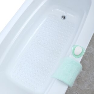 Shower Bath Tub Carpet Safety Non Slip Mats With Suction Cups Bubble Cushion 