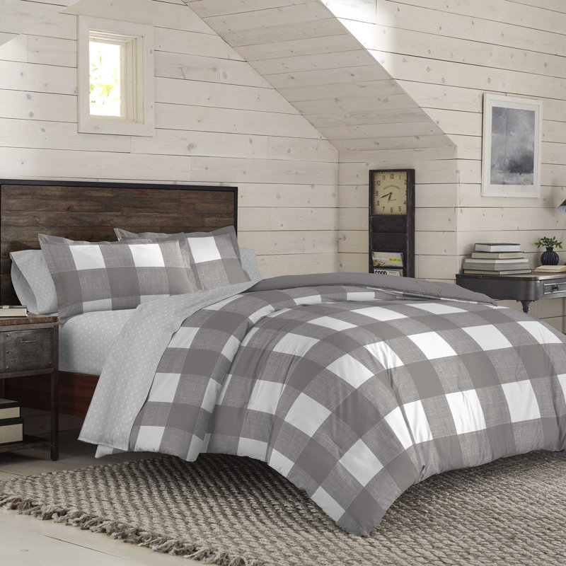Izod Buffalo Plaid Reversible Comforter Set Reviews Wayfair