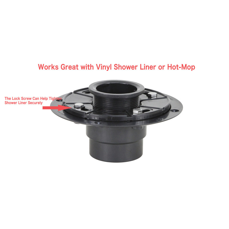flange shower drain