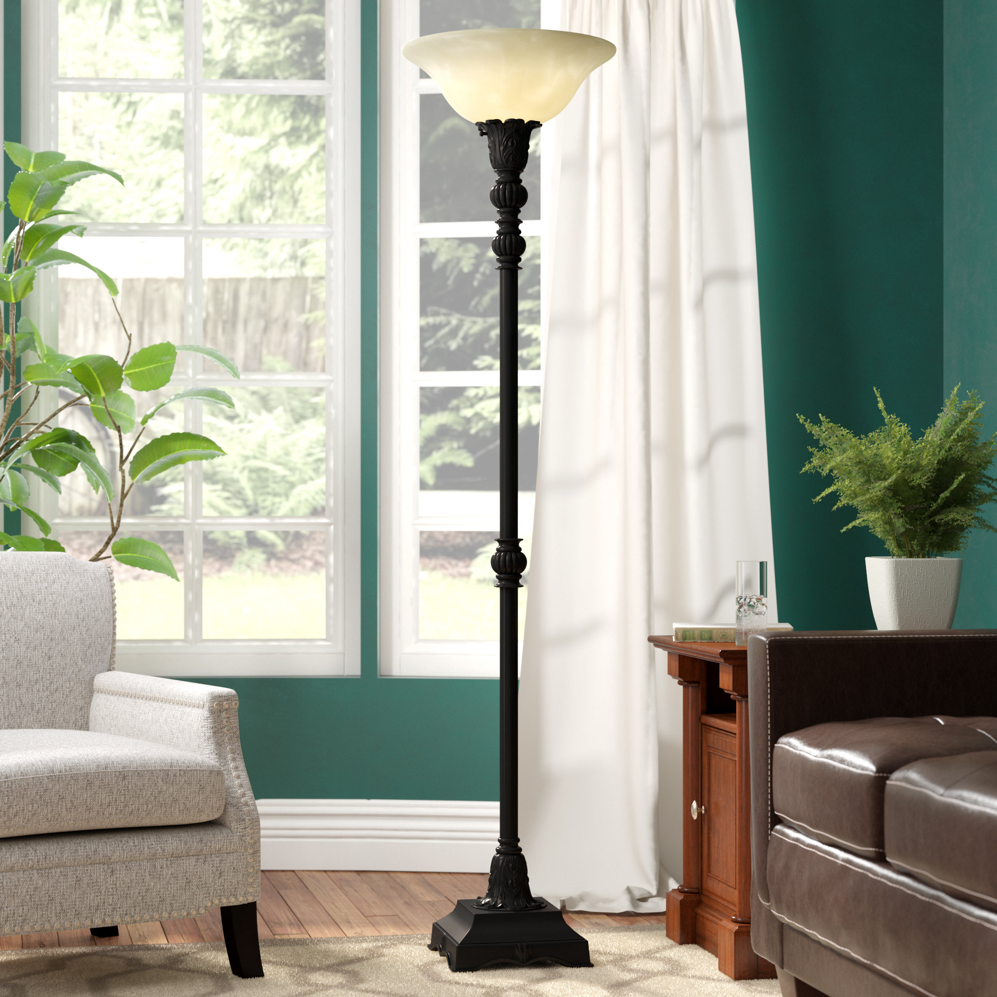 Tatman 73 Torchiere Floor Lamp