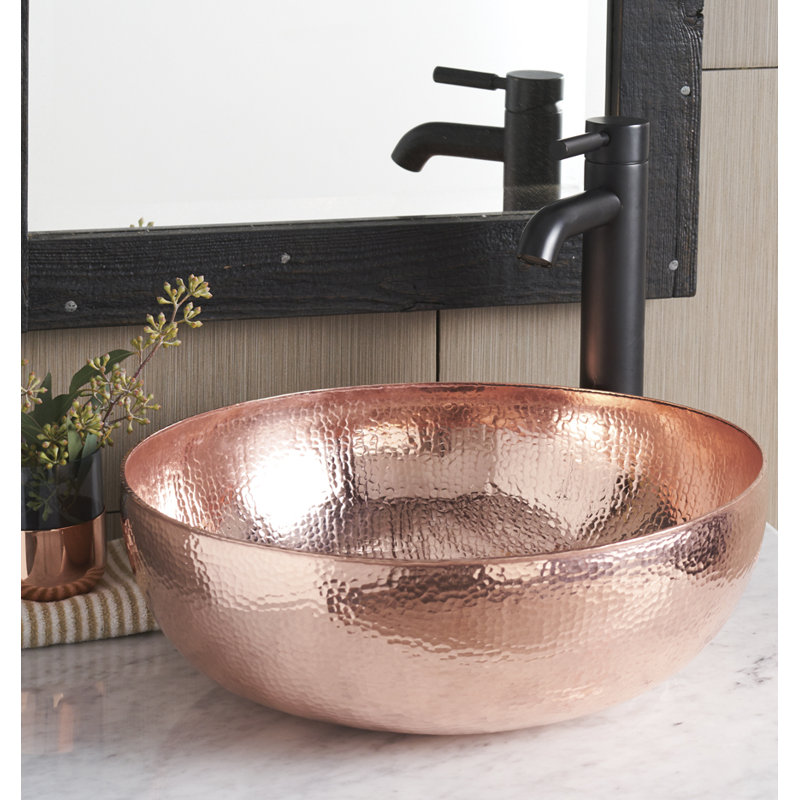 Native Trails Maestro Metal Circular Vessel Bathroom Sink Wayfair