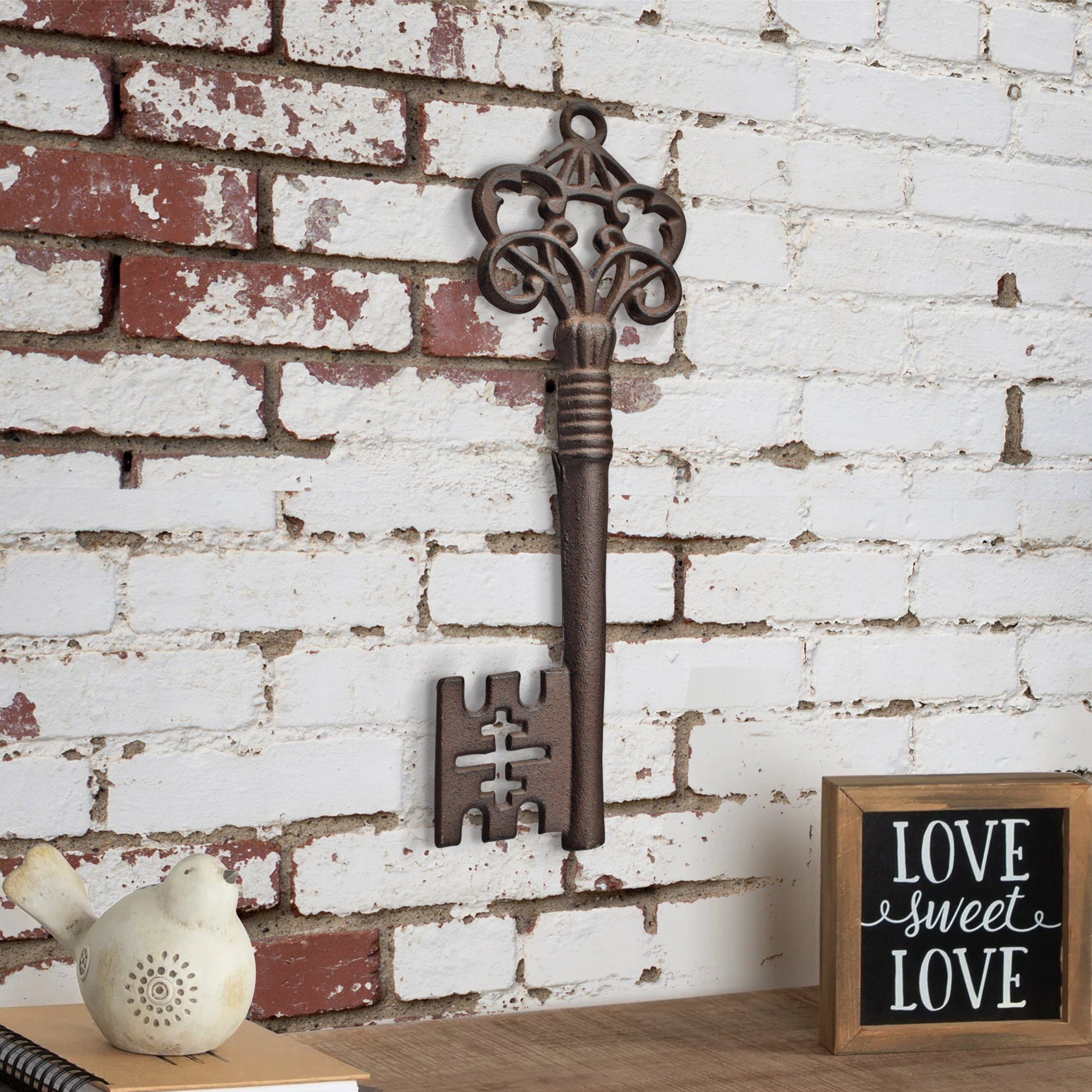 Fleur De Lis Living Cast Iron Skeleton Key Wall Décor & Reviews Wayfair