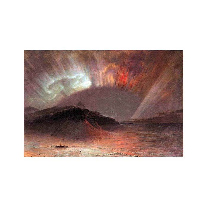 Buyenlarge Aurora Borealis By Frederic Edwin Church Painting Print Wayfair