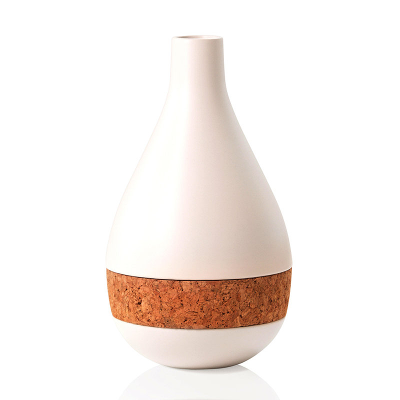 Horizon Ceramic and Cork Vase