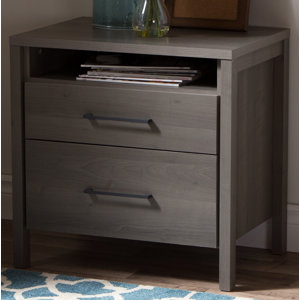 Gravity 2 Drawer Nightstand