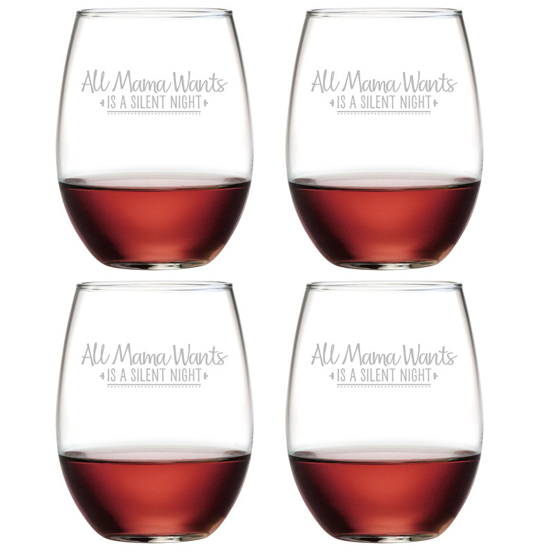 mama wine glass