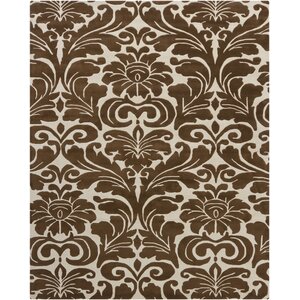 Elvin Brown/Tan Floral Area Rug