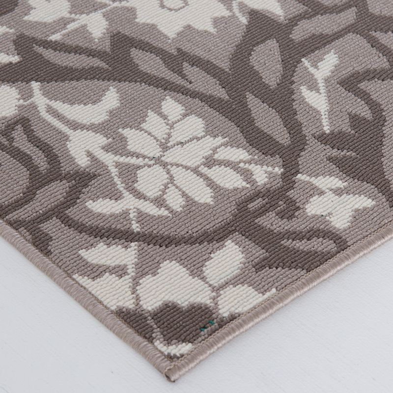 Charlton Home Sattler Gray White Indoor Outdoor Area Rug Reviews Wayfair