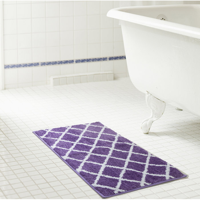 Jeanie Jacquard Microfiber Bath Rug
