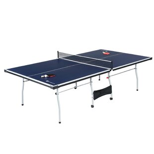 Ping Pong Table Conversion Top Game Room Regulation Size Table Tennis w Net 