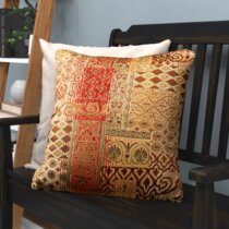 Multicolor Pillow 18x18 Inch Bohemian Vibe with This Cute Red Bohemian Throw Pillow Textured Throw Pillow with Tufted Detail Cream Create a Relaxed Cream Boho Throw Pillow Cover