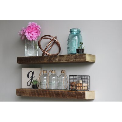 Dark Brown Floating Shelves | Wayfair