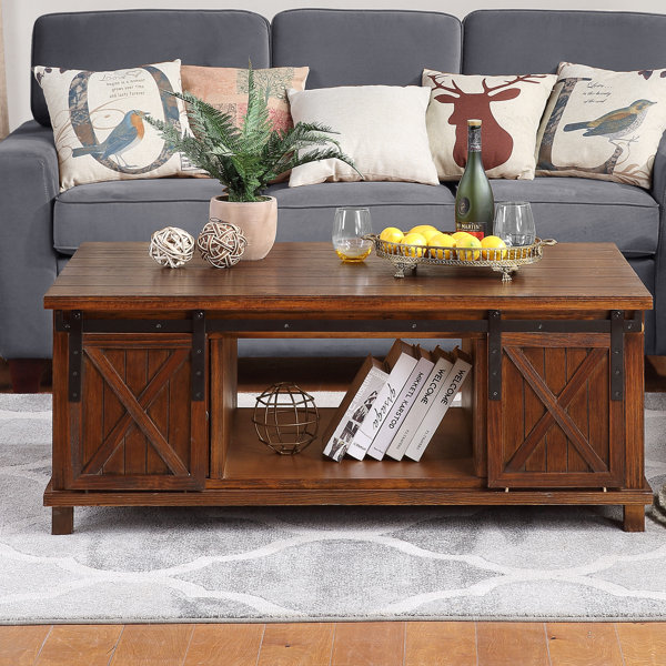 17 Stories Sievers 4 Legs Coffee Table With Storage Wayfair