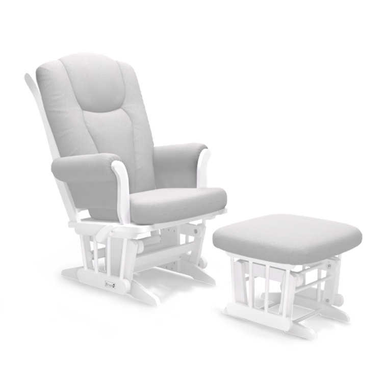 multiposition glider and ottoman