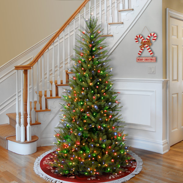 Red Barrel Studio® Dunhill Fir Slim Green Christmas Tree ...