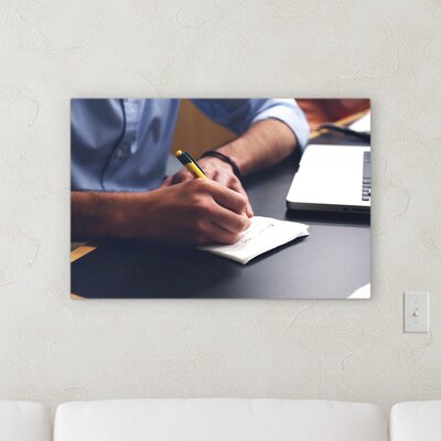 'Write' Photographic Print on Canvas Ebern Designs Size: 6