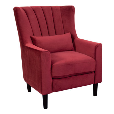 Red Wingback Accent Chairs You'll Love in 2020 | Wayfair