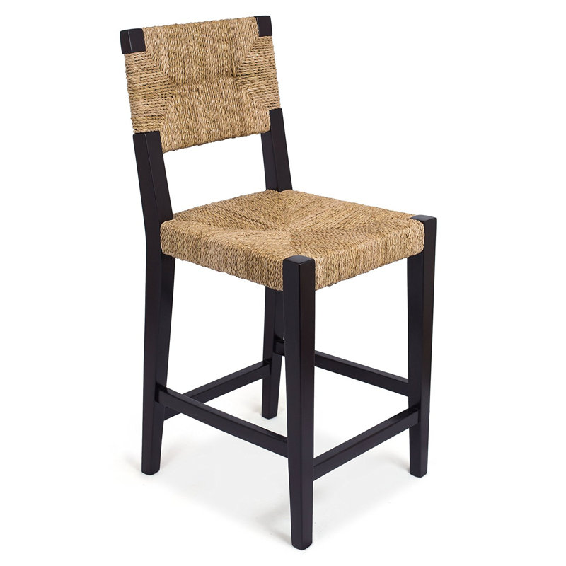 birdrock home rush weave 24 counter height bar stool wayfair