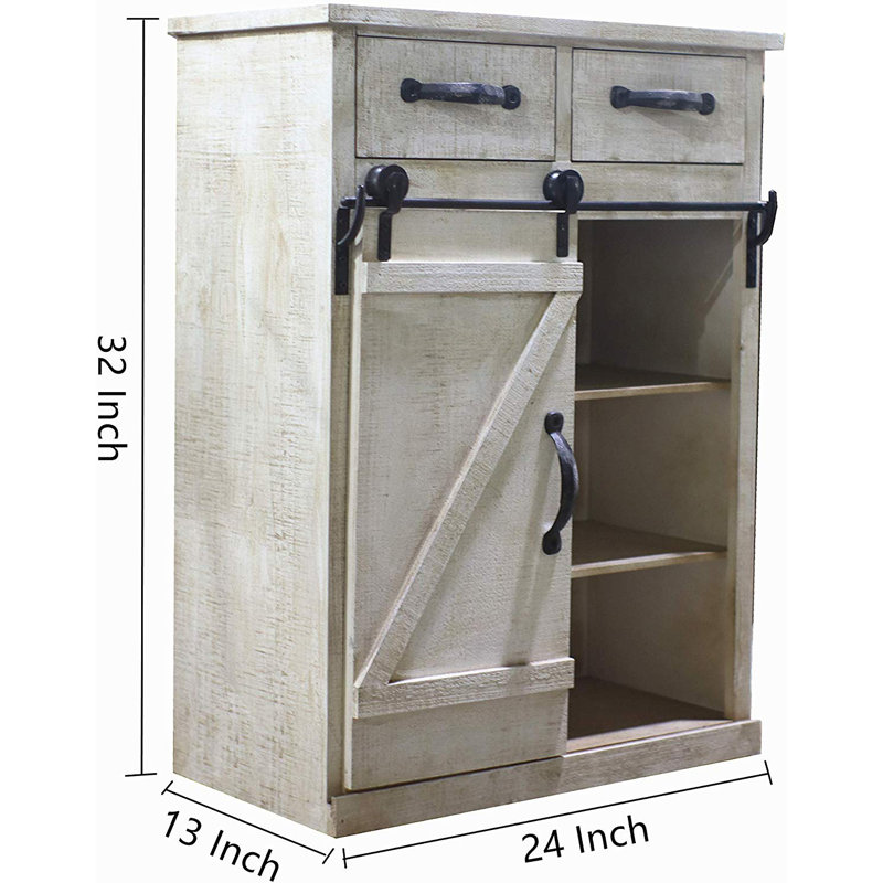 Gracie Oaks Shellman 2 Drawer Door Accent Cabinet Wayfair