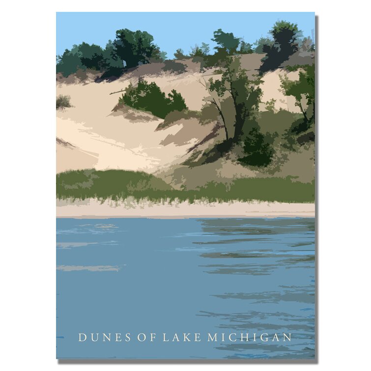 Scenic Michigan Lakes Art Print / Canvas Print Home Decor Poster Wall Art D