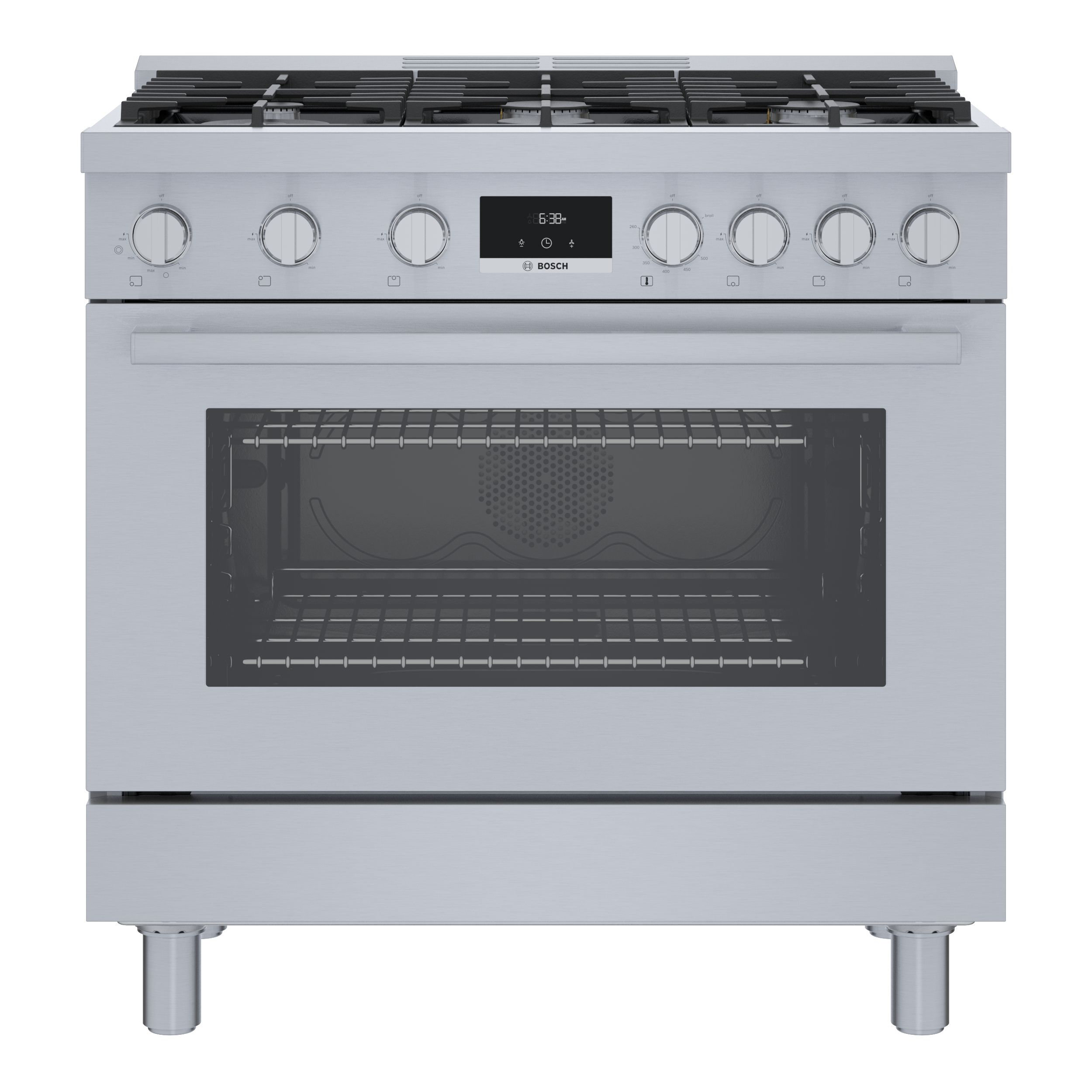 Bosch 800 Series 36" 3.5 Cubic Feet Gas Freestanding Convection Range