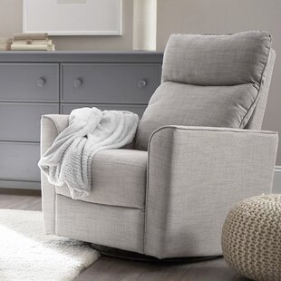 baby cache vienna glider and ottoman in dark grey