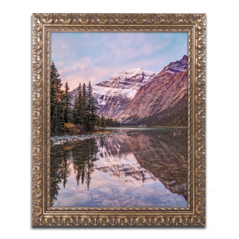 Trademark Art Most Beautiful Mountain Scenery By Pierre Leclerc Framed Photographic Print Wayfair