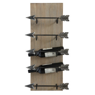Wine Racks Cabinets Joss Main Louie 5 Bottle Wall Mounted Wine Rack
