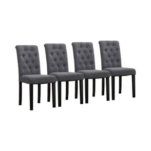 Tharpe Upholstered Dining Chair Set Of 4 Tharpe Upholstered Dining Chair Set Of 4