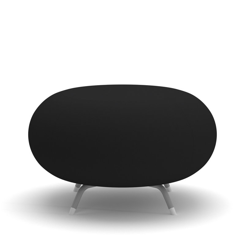 Pebble Scalloped Ottoman