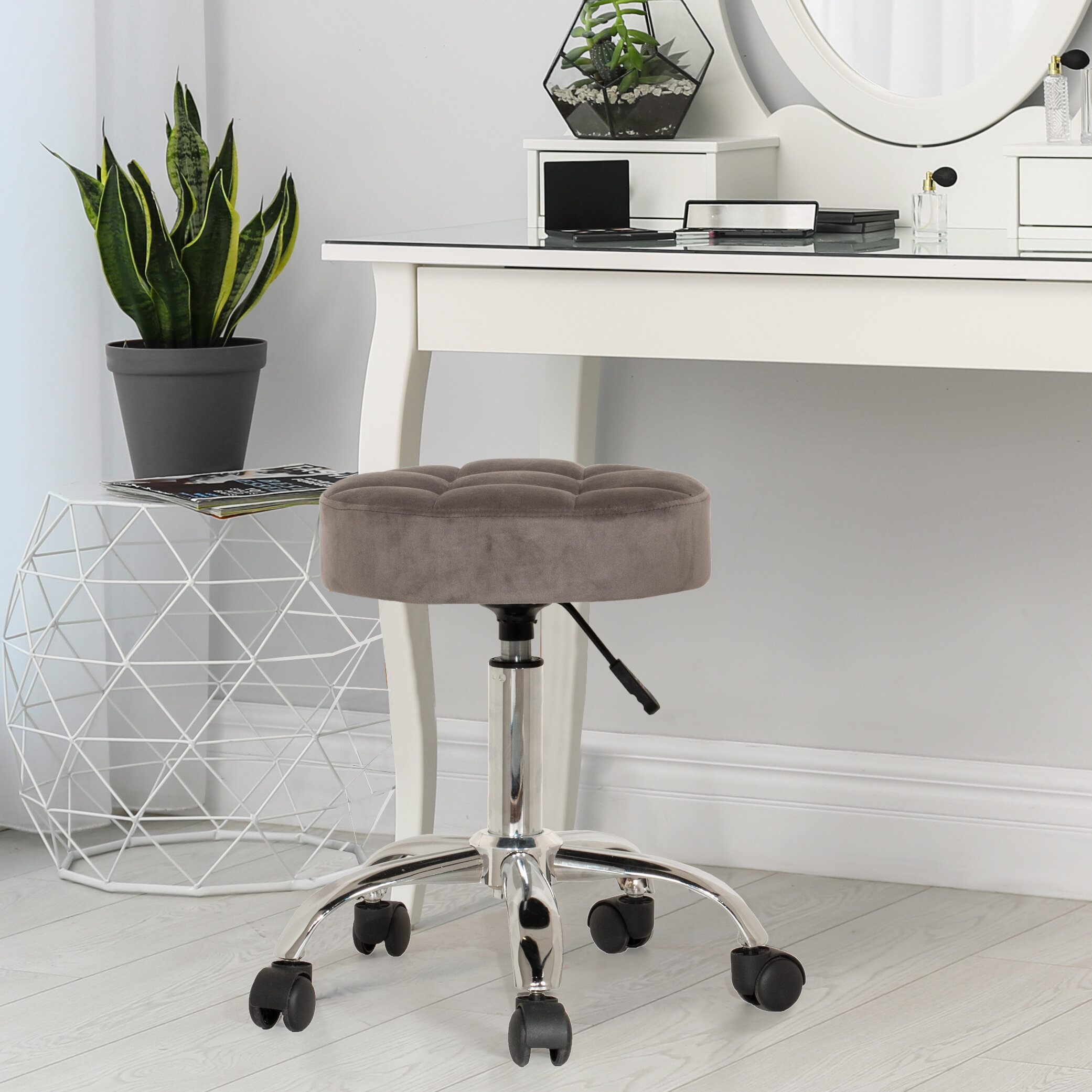 heavy duty vanity stool