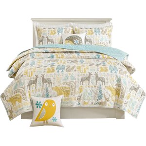 Woodland Cotton Coverlet Set