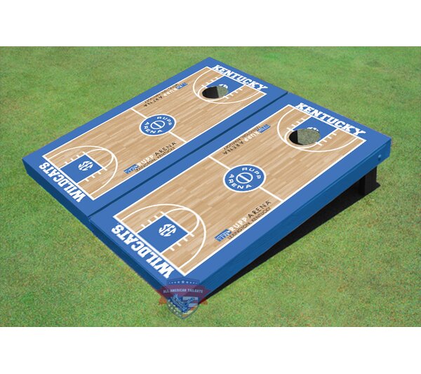 Basketball Court Cornhole Board Sets
