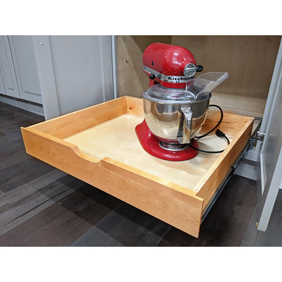 Soft Close Wood Drawer Pull Out Organizer Roll Out Box Storage Shelve Hosaam