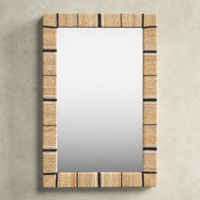 Windy Seagrass Rectangular Accent Mirror
