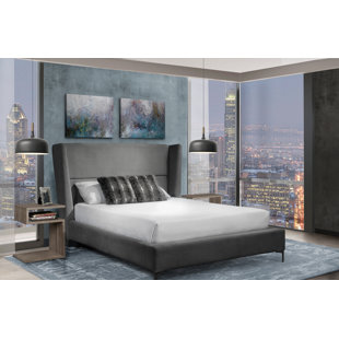 Leni Upholstered Platform Bed by Brayden Studio