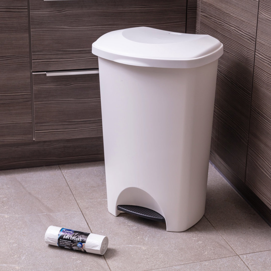 Family Kitchen 50 Litre Step on Rubbish Bin