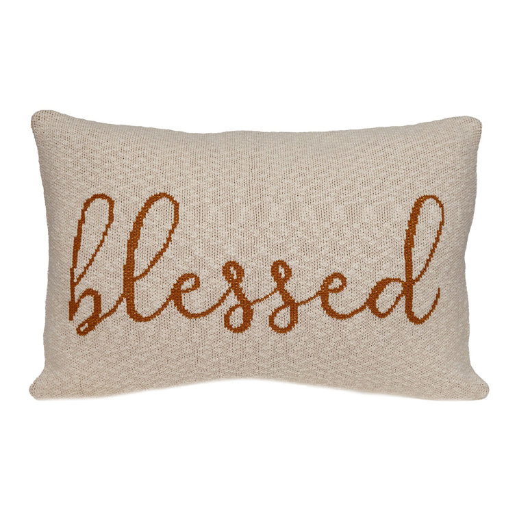 blessed throw pillow