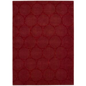 Monterey Hand-Woven Red Area Rug