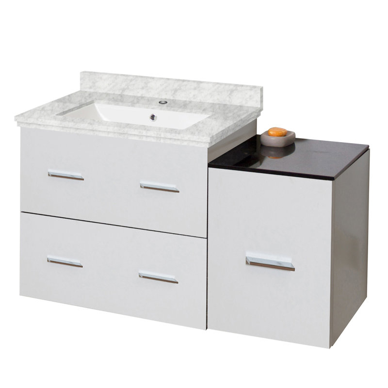 American Imaginations Xena 37 Modern Wall Mount Vanity Base Only Set Wayfair