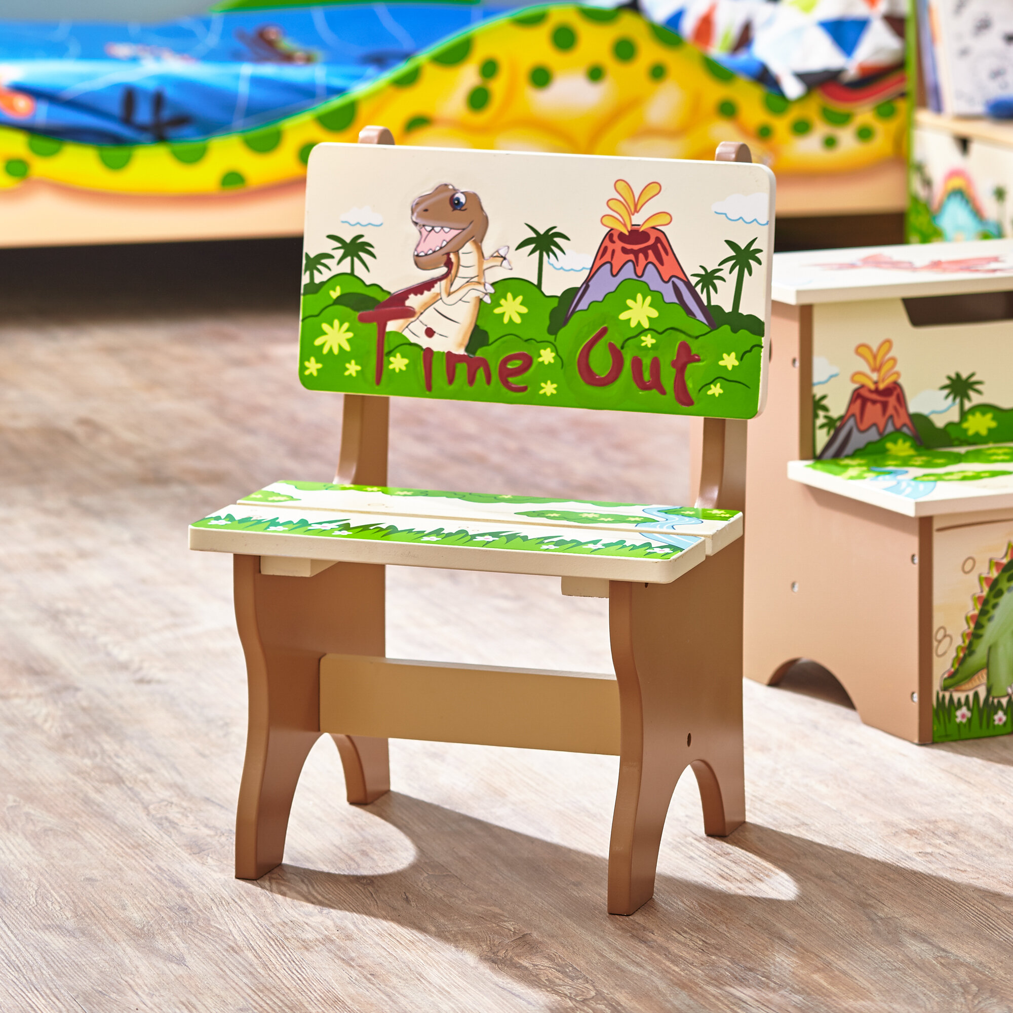 Dinosaur Kids Table & Chairs Perfect For Kids Who Love Dinosaurs! 